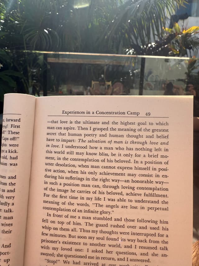 experiences in a concentration camp